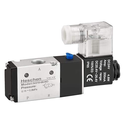 Heschen 24VDC 3V210-08-NO valve image