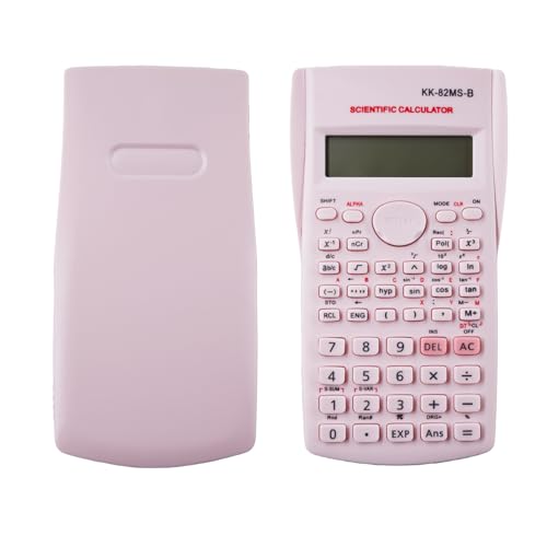 KK-82MS-D Calculatrice Scientifique Portable avec 240 Fonctions Affichage à Deux Lignes pour Fournitures de Rentrée...