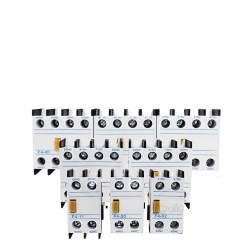 Bloc contact auxiliaire CJX2 F4-20 résistant aux arcs en laiton 2NO