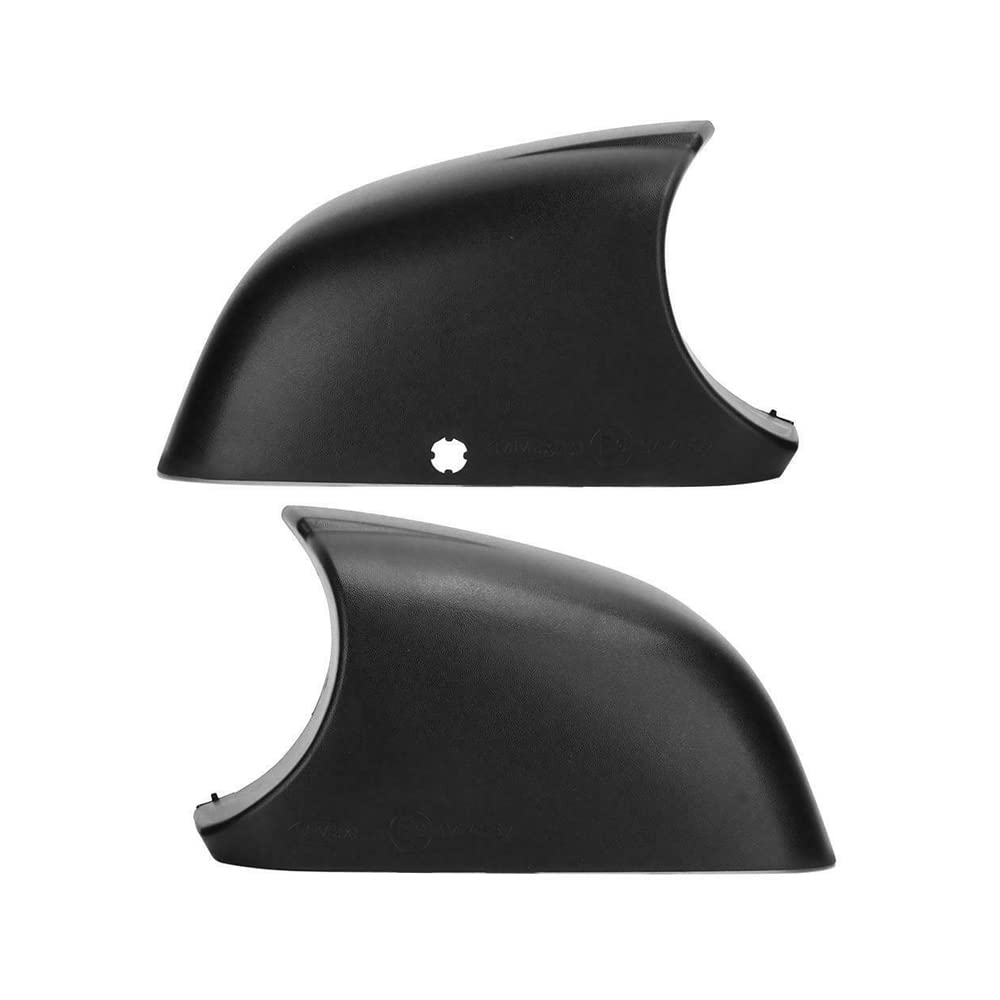 Riloer 1 x rear view mirror cover, front left/front right, ABS 