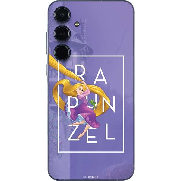 Skinit Decal Phone Skin Compatible with Galaxy A36 5G - Officially Licensed Disney Princess Rapunzel and Pascal Design