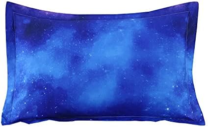 SDIII 4Pcs Blue Galaxy Bed Sheets Twin, Bed in a Bag Twin Sheet Set, Space Sheets for Girls, Boys,Teens and Kids, Cooling and Soft Bed Set on Amazon, Twin