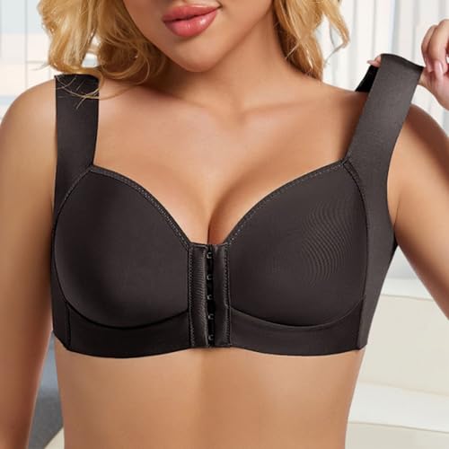 Soutien-gorge sans armatures noir 36C avec fermeture devant - 3