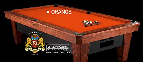 Simonis Worsted Blend 860 Fast Speed Pool Cloth -Billiard Table Felt -8 feet - 6 pre-Cut Rail Pieces - No Nap – Tournament Grade with Horsehair Brush -Chalk - Thumbnail 2