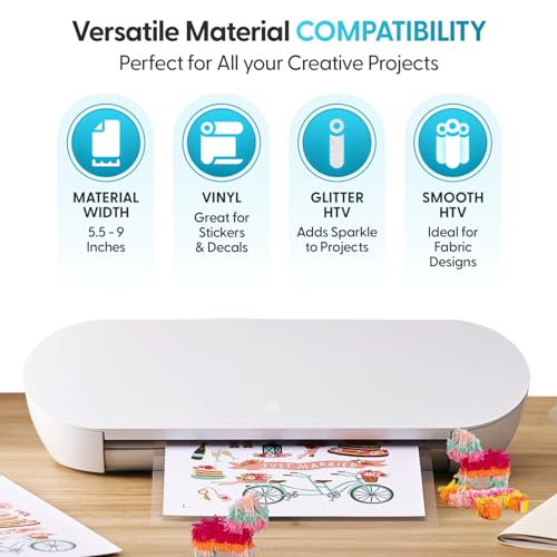 Silhouette Portrait 4-9 inch Vinyl Cutting Machine with Studio Software, PixScan, Electric Tool and ES Mat Compatible