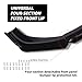DEERMOTO Universal Front Lip for Car,4 PCS Kit Front Bumper Lip Spoiler Diffuser Protector Wide Body Kit Compatible with Honda Civic Toyota Hyundai Nissan Chevy Camaro Dodge Cadillac Altima