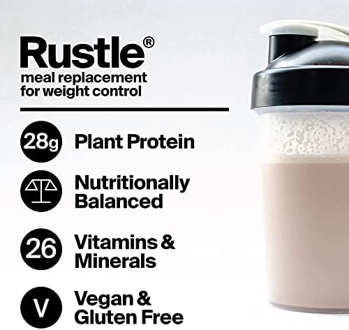 Rustle Meal Replacement Shake - Vegan, Dairy Free & Gluten Free - 15 Servings per 1kg pack - (Chocolate)