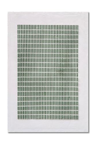 NANKAI Art 36x24 inches, green three-dimensional textured abstract painting, in