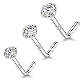 【925 Sterling Silver & Hypoallergenic】 Crafted from genuine 925 sterling silver, plated with white gold for extra shine and tarnish resistance. Nickel-free, lead-free, and hypoallergenic - safe for sensitive skin and perfect for all-day wear. 【3Pcs w...