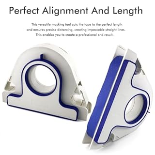 Painters Tape Applicator, Masking Master Tape Dispenser with Scraper, Masking Paint Tape Applicator Set for Painting Trim, Wall and Floor Painting