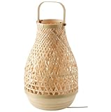 IKEA MISTERHULT 8.6 Wats 14' LED Bulb Bamboo Table Lamp