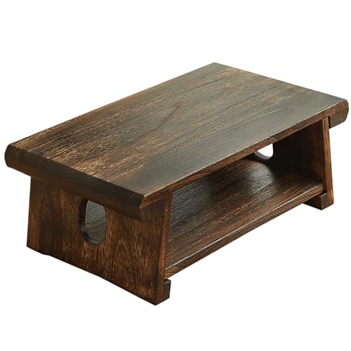 Table de sol en bois massif au design japonais authentique