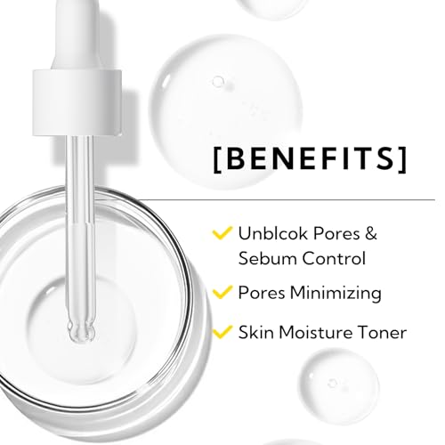 LANBENA Pore Minimizer Serum, Pore Minimizer & Reducer for Face, Minimizing, Shrinking, Oil Control Firming, Tightening Pores, 100% Vegan Pore Moisture after Blackhead Remover, 0.5 fl.oz