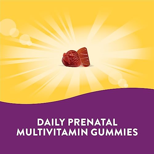 Nature's Way Alive! Daily Support Prenatal Gummies, 50Mg Plant-Based Dha Per Serving, Vegetarian, 90 Gummies, Orange And Raspberry Lemonade Flavored #TOP1