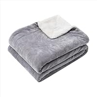 Paco Home Manta Aterciopelada Suave Manta Sofá Sherpa Cubresofá Manta Multiusos Manta Salón Reversible Escandinava, Farbe_MuVa