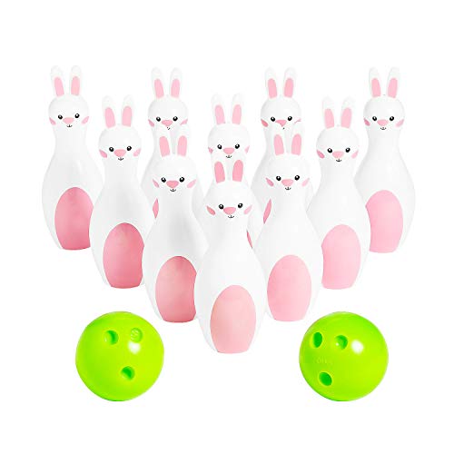 Fun Express Easter Bunny Bowling Set