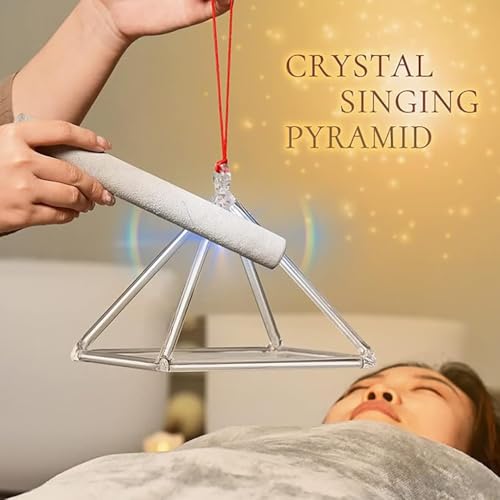 Pyramide en cristal de quartz jaune, idée cadeau bien-être avec valise incluse - 6