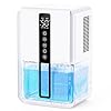 Deumidificatore Casa con 2500ml, Deumidificatore Casa Muffa Controllo Umidità & Modalità Sonno & 3 Velocità, Timer 6 a 48 Ore, Comando Touch e Luci RGB e Protezione Antitraboccamento (800 ml/Giorno)
