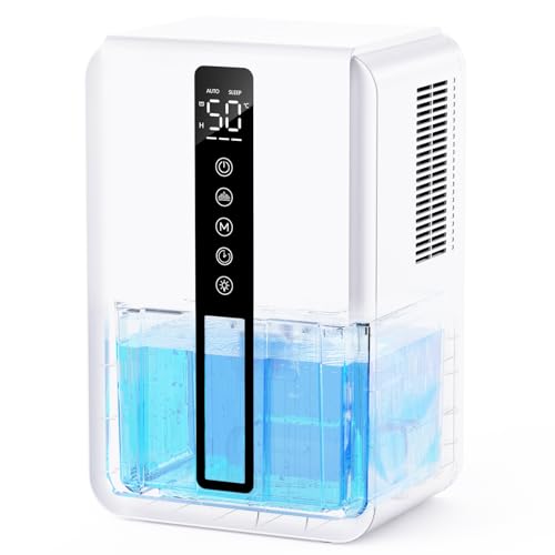 Deumidificatore Casa con 2500ml, Deumidificatore Casa Muffa Controllo Umidità & Modalità Sonno...