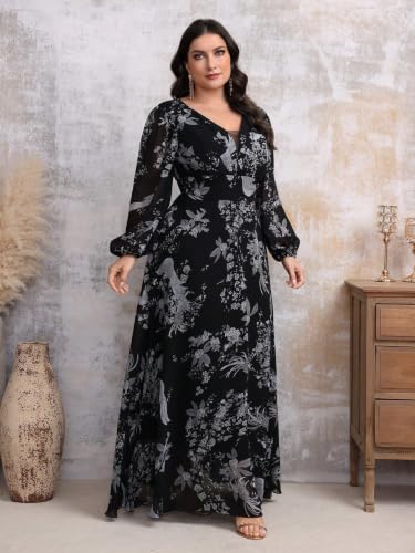 Image of TOLEEN Women's Plus Size Sequin Dress Luxurious Style Formal Cocktail Evening Party Maxi Dresses