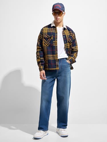 Image of Highlander Men's Straight Relaxed Fit Jeans | Stretchable | Everyday Comfort & Style| Jeans for Man|Premium Cotton Blend