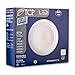 TCP LEDDR56BVCCT5 5/6 Inch LED Beveled Downlight - 50,000 Hour Life, Selectable CCT 27K-50K, 1400 Lumens, 14W, TRIAC Dimmable, E26 Adapter, UL Approved for Damp Locations, Easy Install Ceiling Light