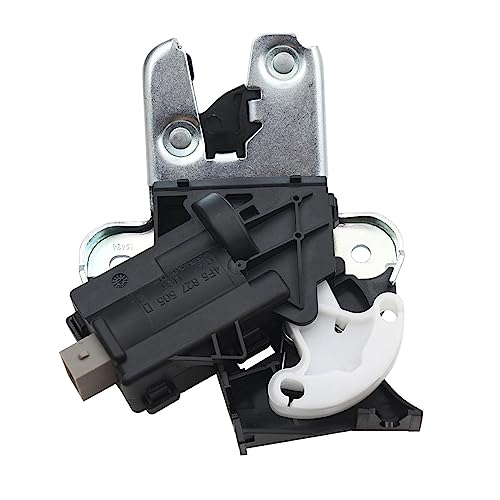 Geloo 4F5827505D 4F5 827 505 D Rear Trunk Lock Latch Actuator Replacement for VW Passat B7 EOS CC A6 C6 A4 A5 A8 Seat EXEO Jetta Boot Lid Trunk Latch 4F5827505 A B C