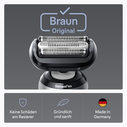 Braun Elektrorasierer Scherkopf Series 6, 64B, Schwarz – Ansicht 5