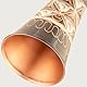 Meinl Percussion Copper Series Darbuka - Große Handtrommel - Mit Rohlederfell - Durchmesser 7,5 Zoll - Handgraviert - Kupfer, Mehrfarbig (HE-204)