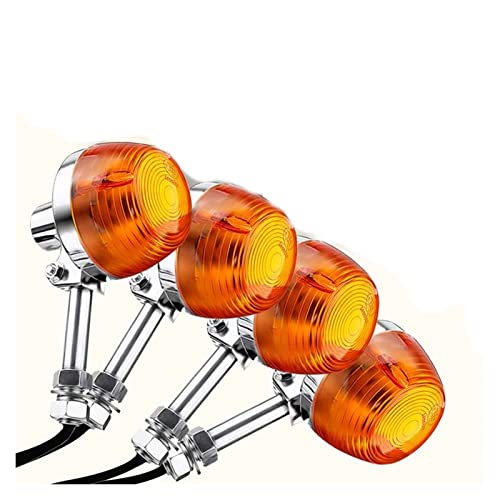 Clignotants moto orange haute visibilité pour CB350 et CM400 lot de 4