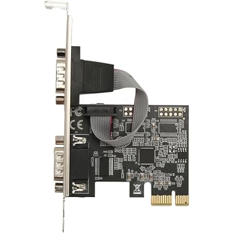 Sxhlseller 2 Port PCI Express Serial Card Cover