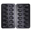 Madeleine Pan Non-stick Shell Shape 12 Cup Sugar Cake Making Mold Madeleine Lade 2 Stks Madeleine Lade Set