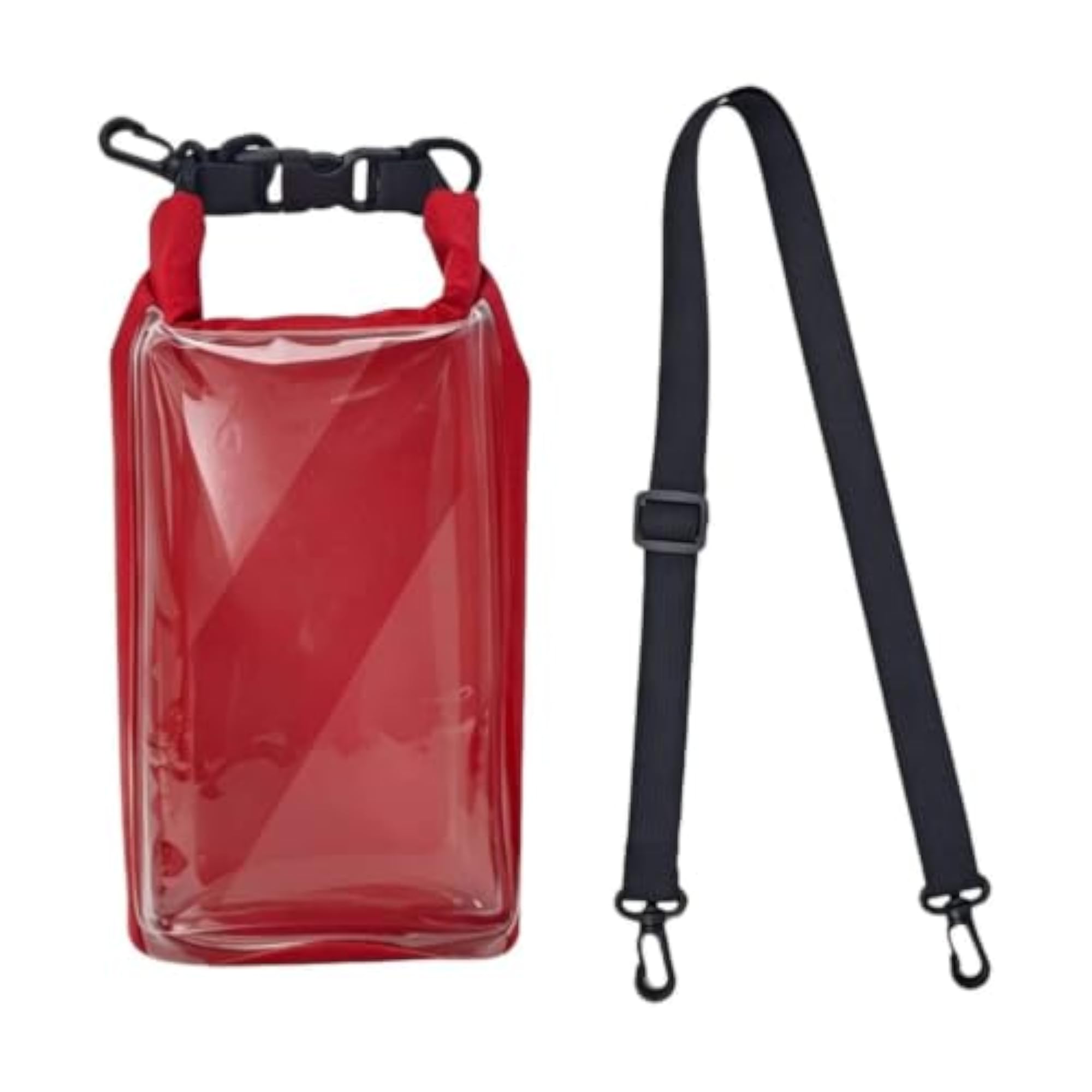 Transparent Waterproof Phone Dry Bag with Strap, Kayaking & Beach