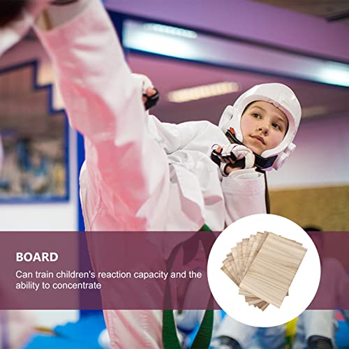 Homoyoyo 10Pcs Karate Breaking Board, Wood Breaking Board, Breakable Taekwondo Breaking Board For Kids& Adults Boxing Equipment #TOP7