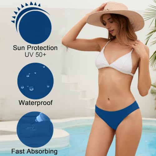 Image of SherryDC Women's Period Swimwear Bikini Bottoms-Menstrual Leakproof Swimsuit Bottoms Briefs for Teen Girl