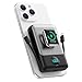 Magnetische Power Bank mit Ladekabel für MagSafe, 10800mAh Wireless PowerBank mit i-Watch Ladegerät, QC4.0+PD 25W Schnelles Laden mit LED Display Externer Akkus für Apple Watch/iPhone 17/16/15/14/13