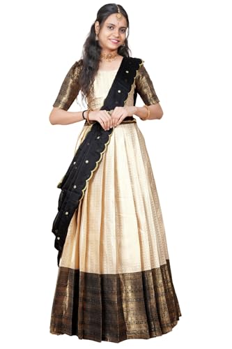 Image of Fabcartz Tranding South Indian Pattu Lehenga Choli For Women