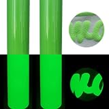 3D Puff Heat Transfer Vinyl Sheets 12"x 10" Glow in The Dark Foaming HTV Luminous Fluorescent Press