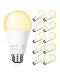 DEWENWILS Dimmable A19 LED Light Bulb,1600LM, 2700K Soft Warm Light Bulb, Energy Saving 100W Equivalent, E26 Medium Screw Base, UL Listed, 10 Pack