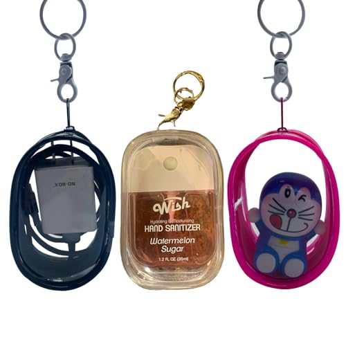 Image of 3 Pack Hand Sanitizer Spray Case For Touchland 1fl Oz /30ml,Hand Sanitizer Case For Touchland With Keychain
