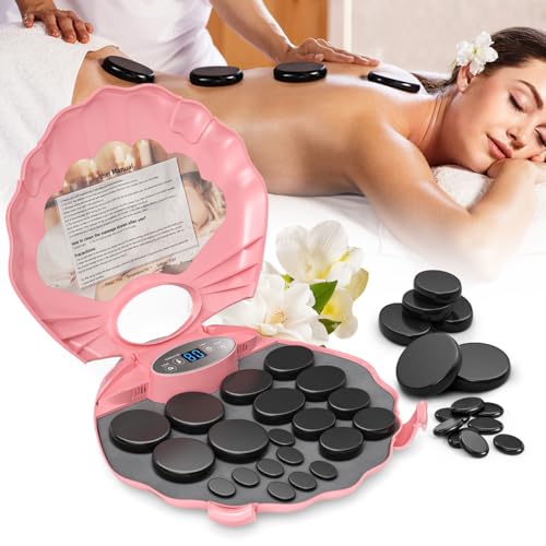 Hot Stones Massage Set with heater kit (20 pcs) by SLIMSTY