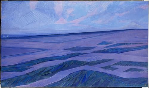 Tableau Impressions d'art Mural Paysage de Piet Mondrian Posters 60x90