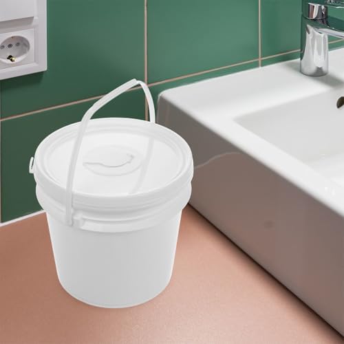 WATIIFUFU Wipes Dispenser Bucket with Lid: 10L Large Capacity Wet Tissue Holder for Bathroom and Car - Refillable Container for Flushable Wipes — view 4
