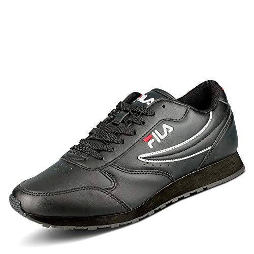 Fila Orbit Low, Scarpe da Ginnastica Basse Uomo, Nero, 43 EU