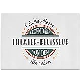 JUNIWORDS Glasschneidebrett, Ich bin dieser legendäre Theater-Regisseur, von dem alle reden (5071357)