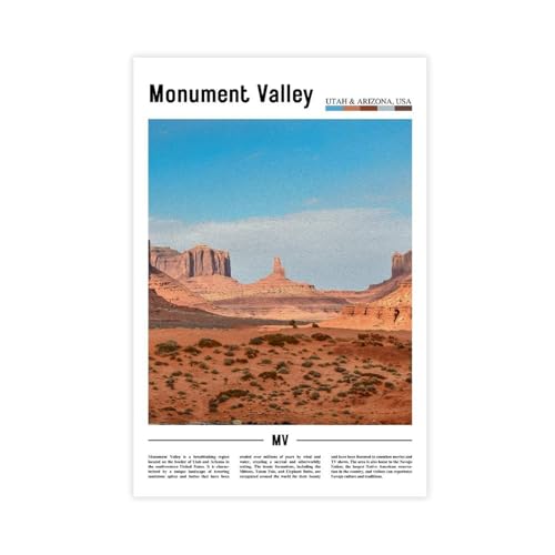 Toile de Monument Valley déco murale évasion ouest américain pour chambre