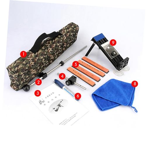 Affûteur de couteaux professionnel et kit aiguisage de cuisine à angle fixe
