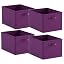 Set of 4 Purple