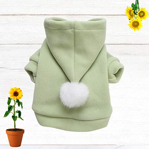 Roupas para cachorros-Adorable Dog Winter Hoodies Suéter com Chapéu Pequeno Cachorro Casaco Quente D