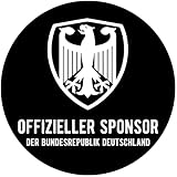 Laminiert Sammys Shirt Store Offizieller Sponsor der Bundesrepublik Deutschland Aufkleber 10 cm